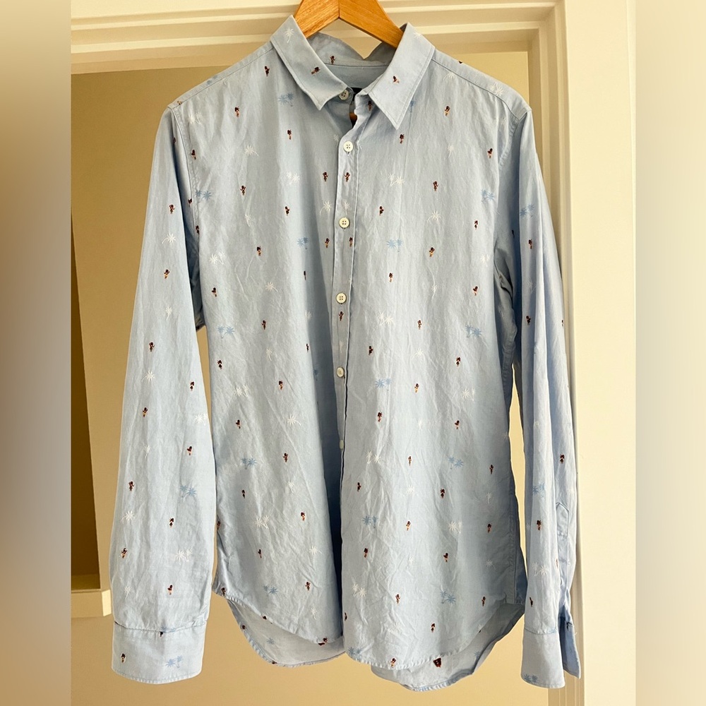 Paul Smith Light Blue Men's Shirt